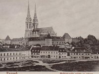 Pogled na Katedralu iz Vlaške ulica oko 1900. godine